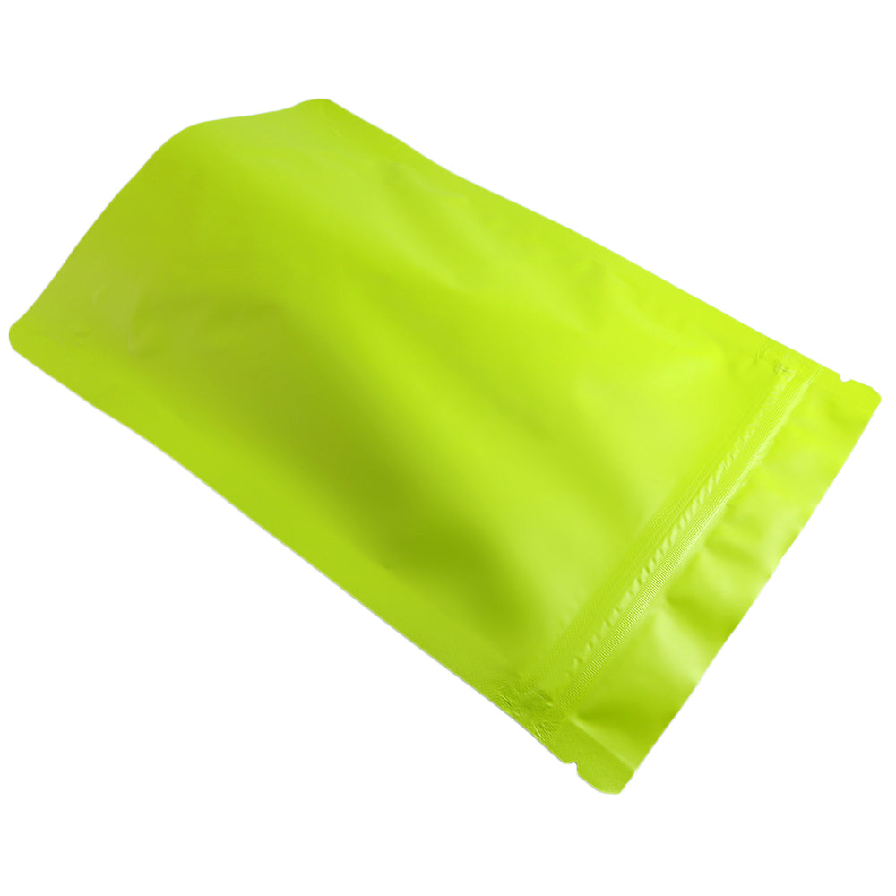 Double-Sided Matte Lime Green Aluminum Stand Strong® Bags