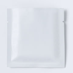 Matte Coconut White Aluminum Foil Open Fill Bags