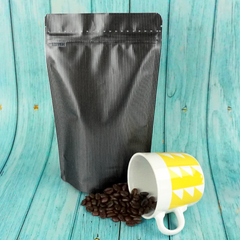 Double-Sided Pinstripe Black Mylar Stand Strong® Bags