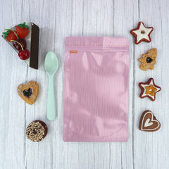 Double-Sided Pitch Pink Mylar Stand Strong® Bags