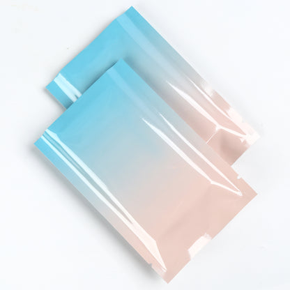 QQ Studio® Glossy Double-Sided Cotton Candy Pink Ombre Gradient Mylar SlickSeal™ Bags