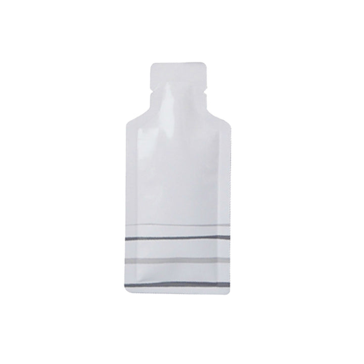 QQ Studio® Glossy Sunscreen White Aluminum Bottle Shape Open Bottom Bags