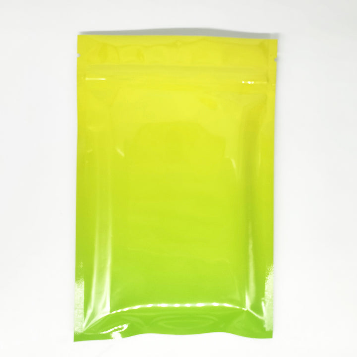 QQ Studio® Glossy Ripening Yellow Two-Tone Ombre Gradient Mylar QuickQlick™ Bags