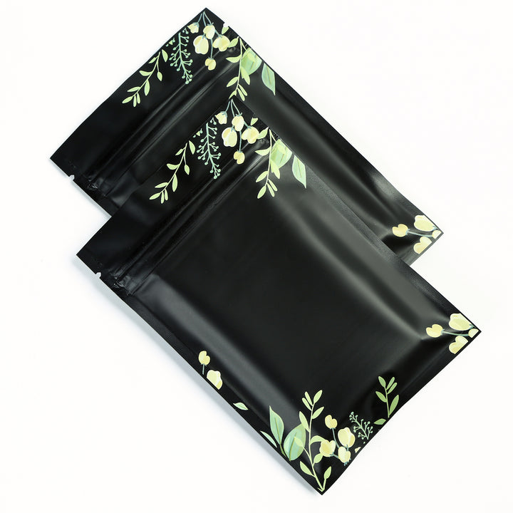 QQ Studio® Matte Midnight Garden Black Designed Foil QuickQlick® Bags