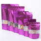 Matte Acai Purple Frosted Window Mylar Stand Strong® Bags