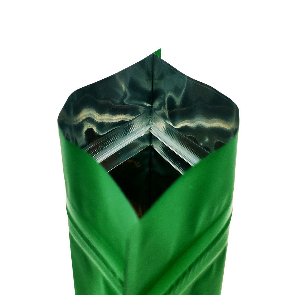 Matte Sea Green Mylar Stand Strong® Bags