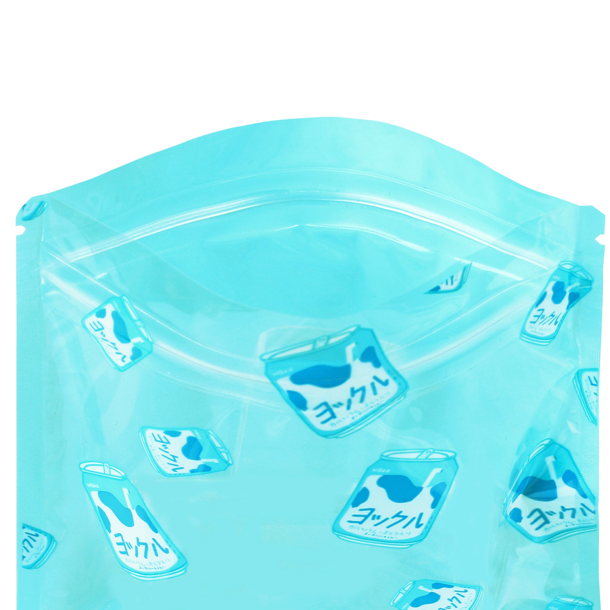 Bubbly Blue Designed Multi-Icon Pattern QuickQlick® Bags with Clear Window