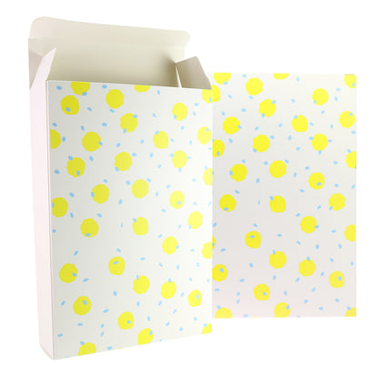 Polka Dots Printed Cardboard Gift Boxes with Fold and Tuck Tabs