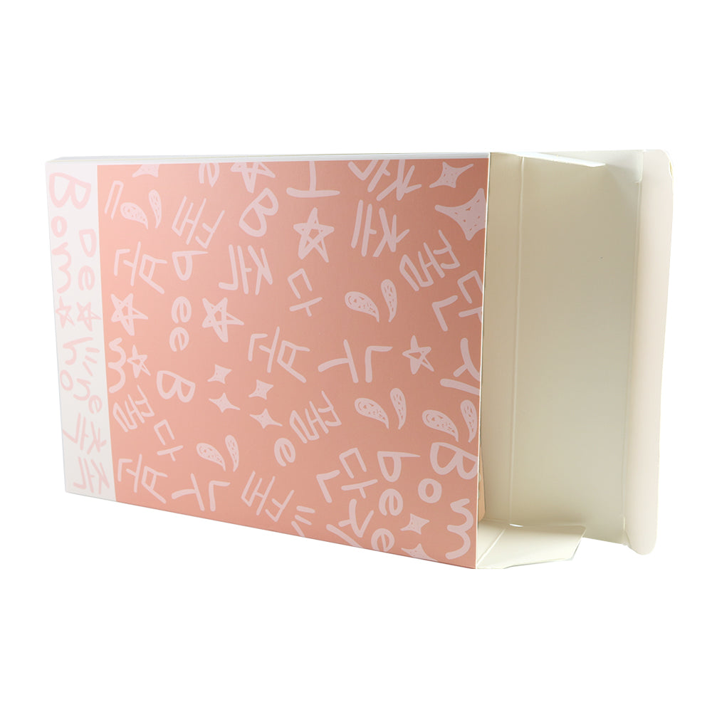 Graffiti Letters Printed Cardboard Gift Boxes with Fold and Tuck Tabs