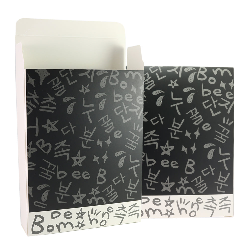 Graffiti Letters Printed Cardboard Gift Boxes with Fold and Tuck Tabs