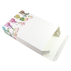 Flower Vase Printed Cardboard Gift Boxes with Fold and Tuck Tabs