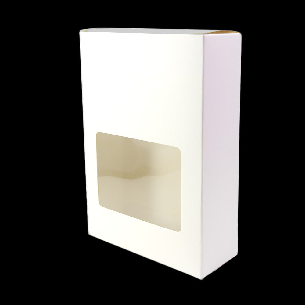 Cardboard Gift Boxes with Fold and Tuck Tabs and Glossy Window