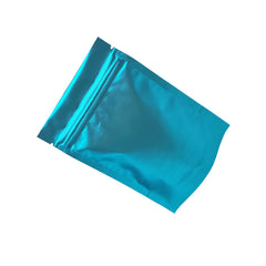 Matte Cool Blue Mylar Stand Strong® Bags