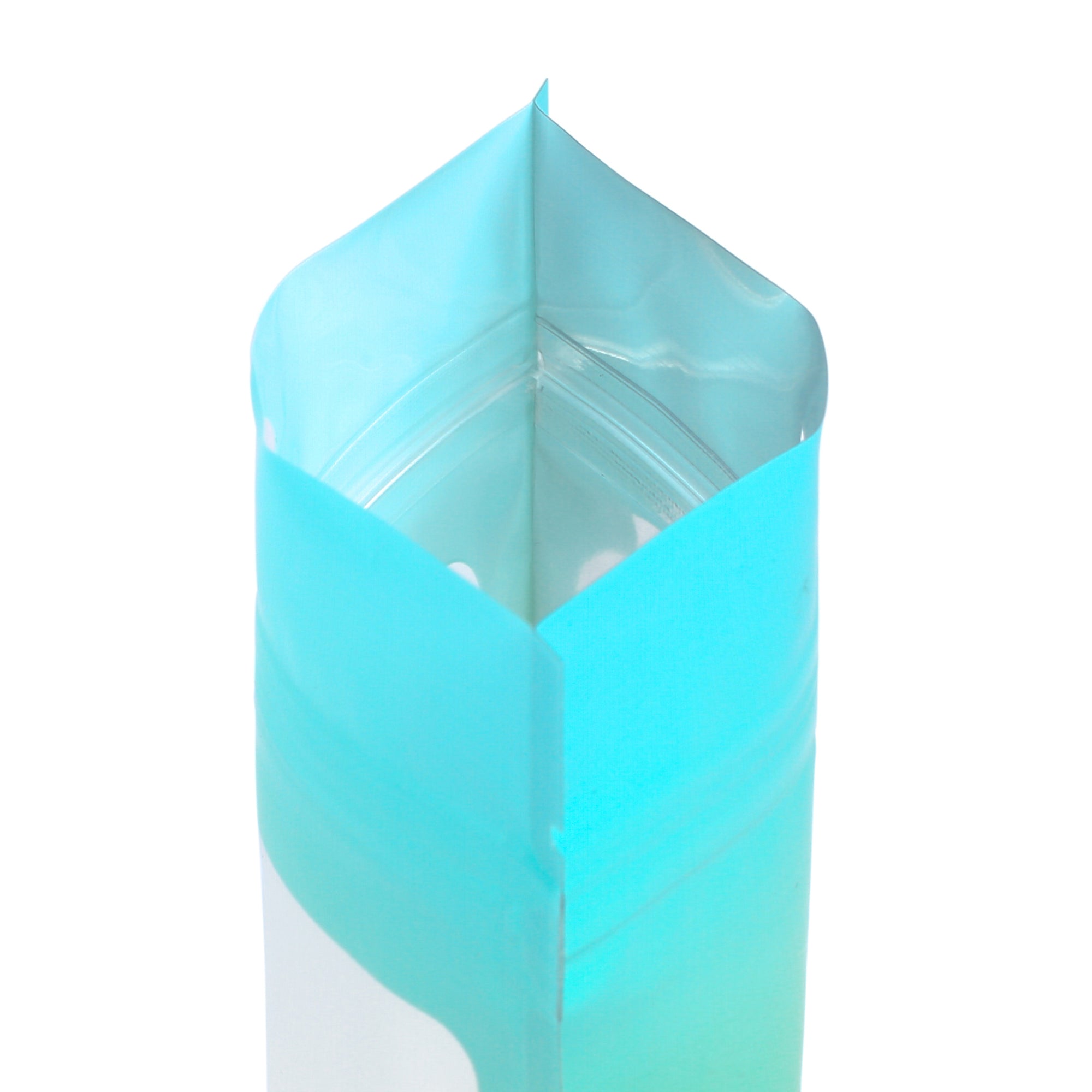 Matte Malachite Green Gradient QuickQlick® Bags with Translucent Window