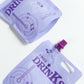 QQ Studio Matte Passion Fruit Purple Designed Drink Pouches with Screw Cap Spout