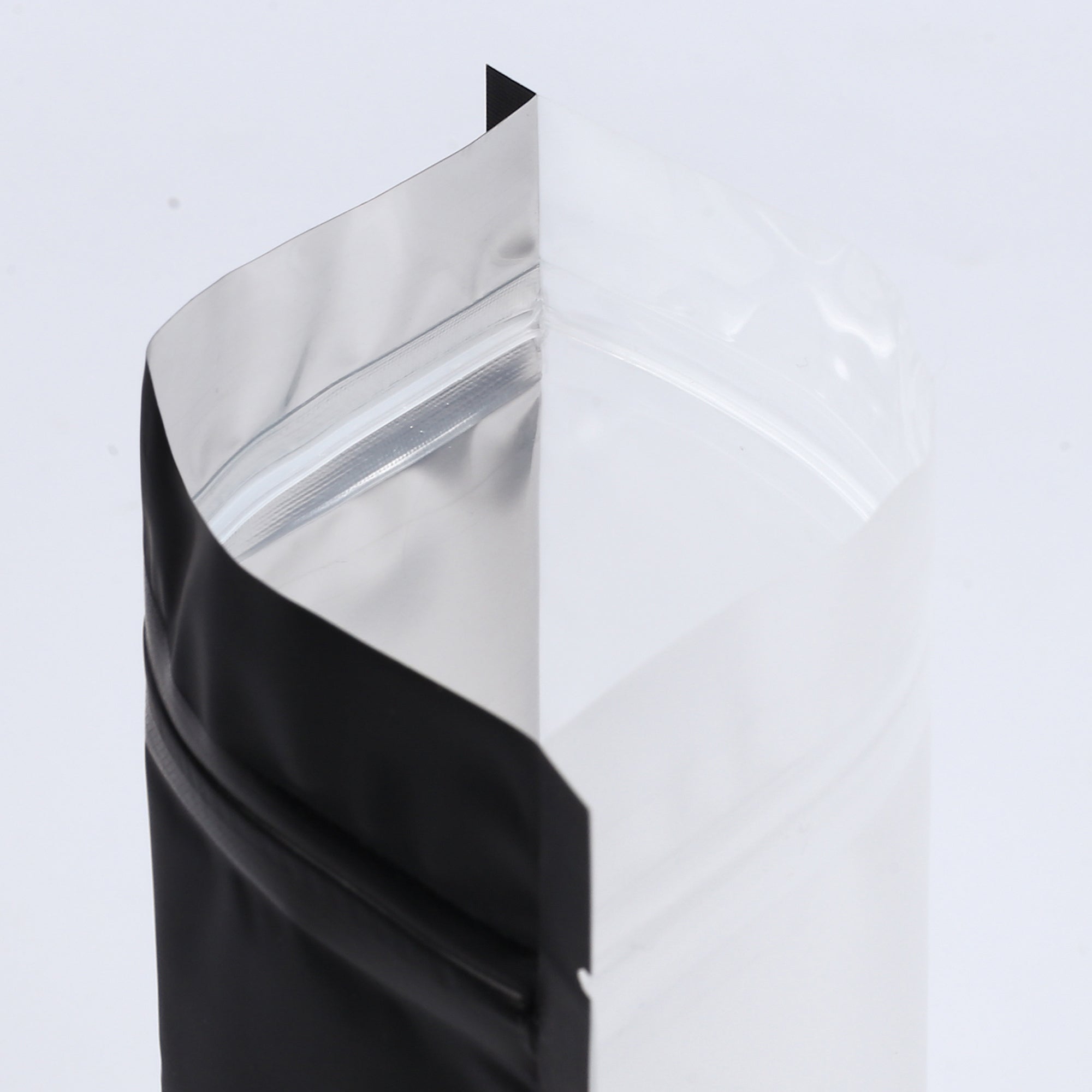 Single Side Matte Waxed Bean Black Metallic Mylar Stand Strong® Coffee Valve Bags