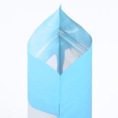 Matte Azurite Blue Gradient QuickQlick® Bags with Translucent Window