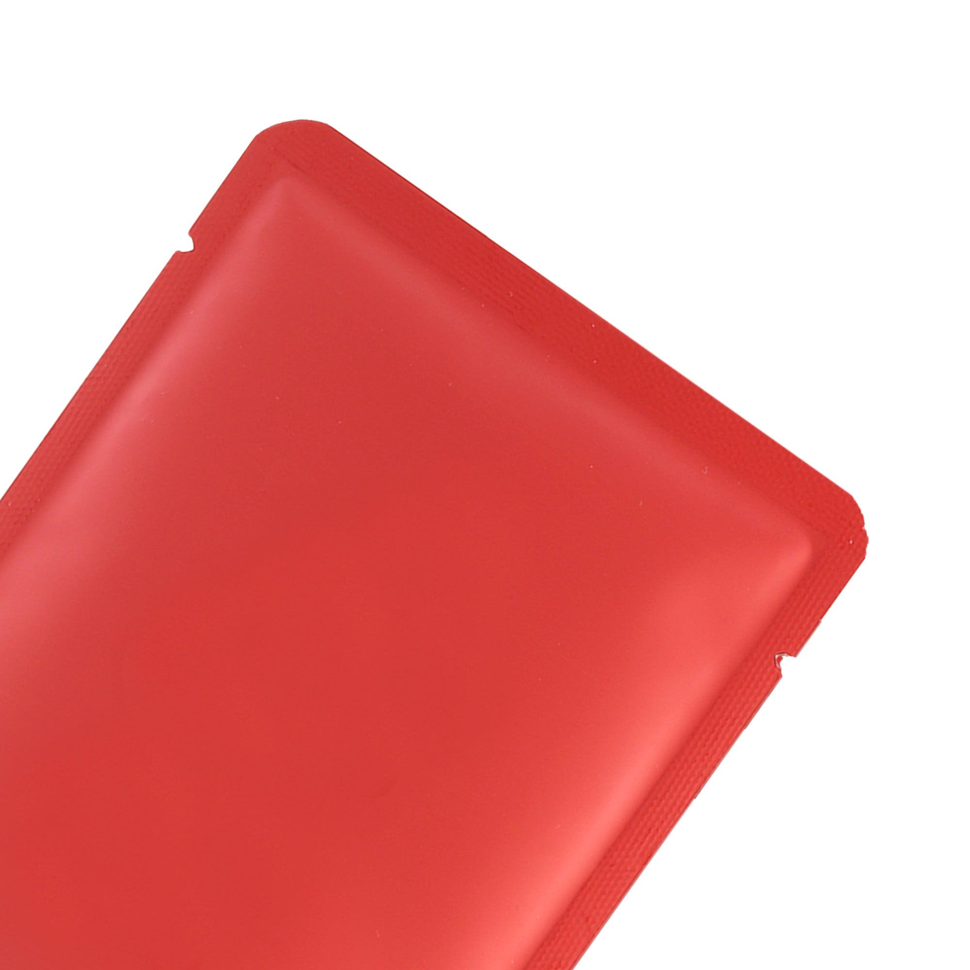 Matte Poppy Red Aluminum Open Bottom SlickSeal™ Packaging Bag