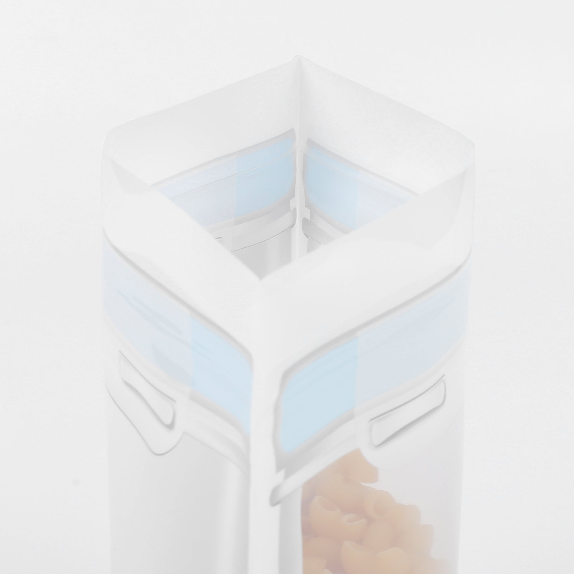 Glossy Candid Blue Storage Container Shaped Stand Strong® Bags