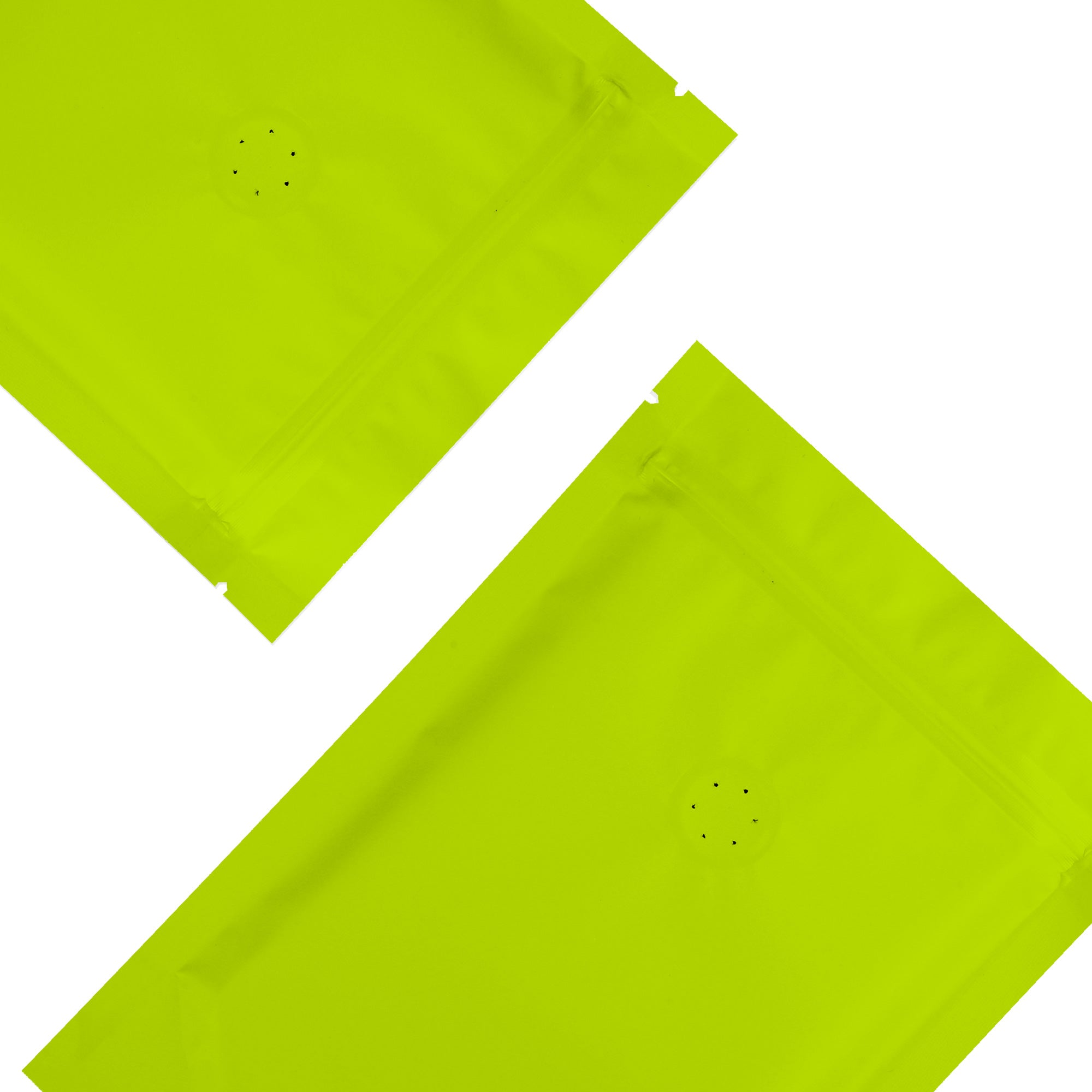 Matte Pistachio Green Mylar Foil Stand Strong® Coffee Valve Bags