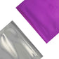 QQ Studio® Glossy Half Ripe Plum Purple Window Mylar Flat QuickQlick™ Bags