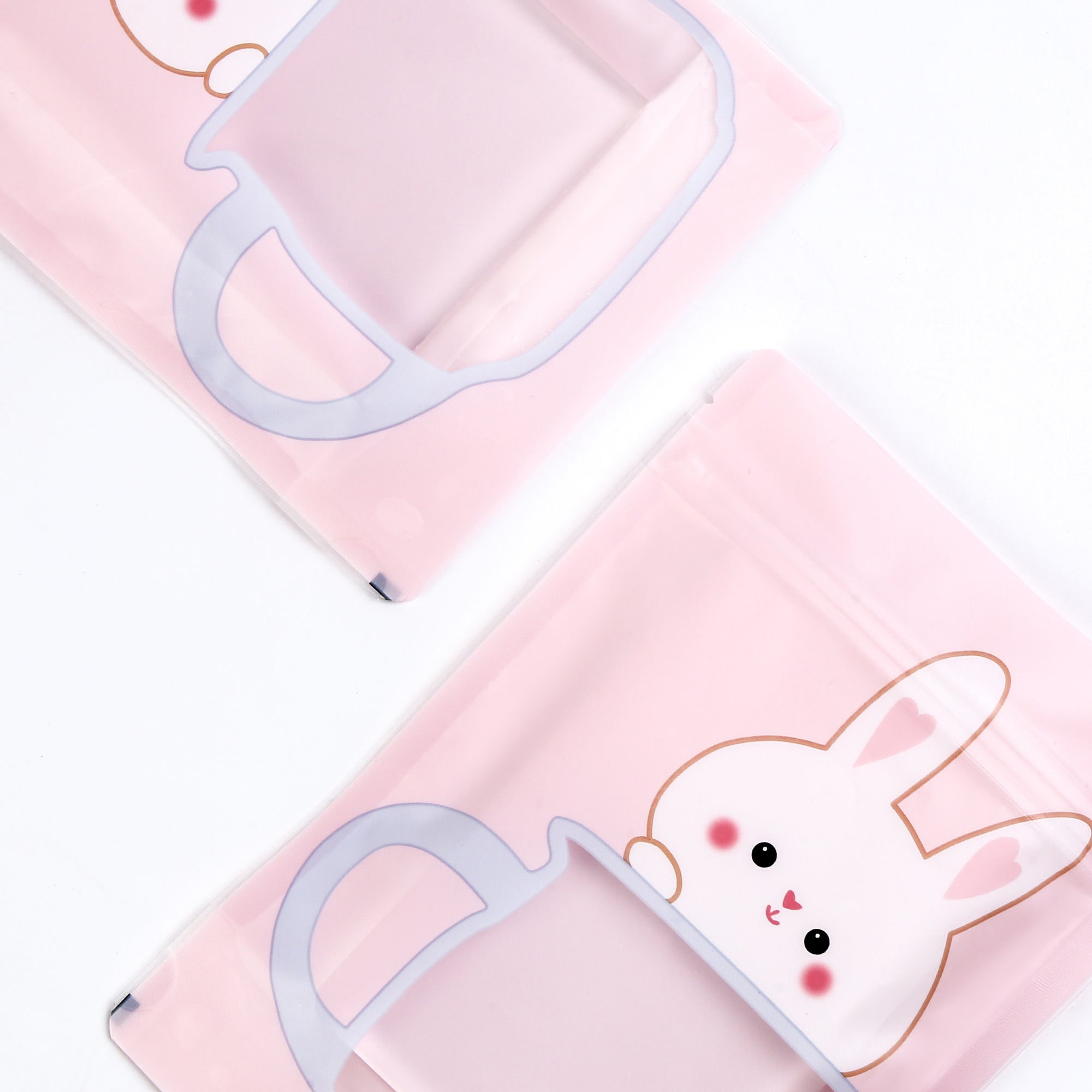 Animal Mug Designed Matte Hare Raising Pink Stand Strong® Bags