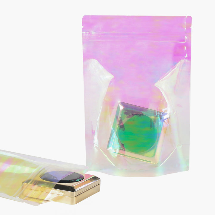 QQ Studio® Kaleidoscope Holographic Clear Stand Strong™ Bags