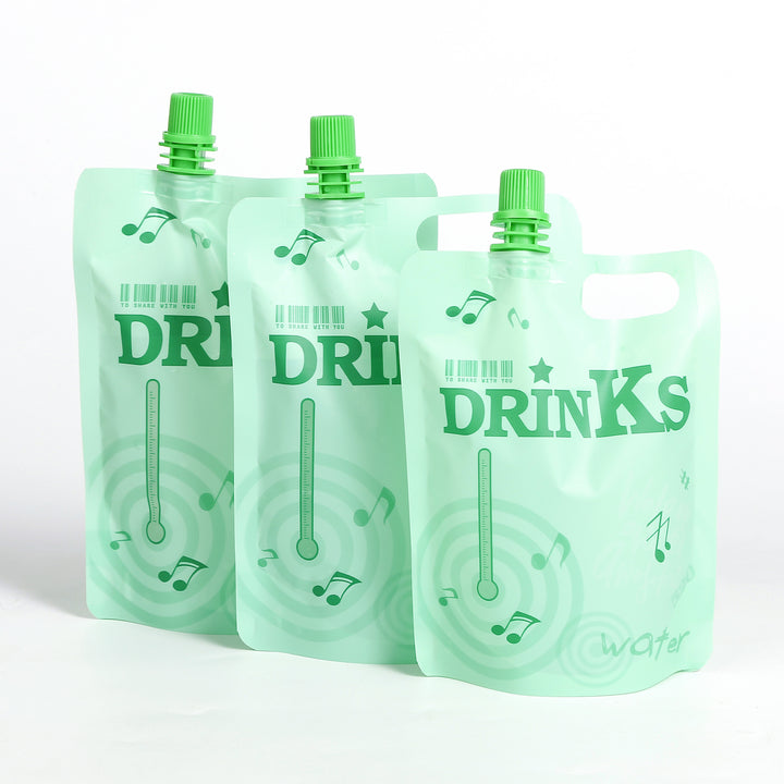 QQ Studio® Designed Drink Pouches with Screw Cap Spout