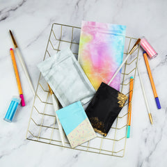 Color Splash Design Packaging Bags Mixed Set