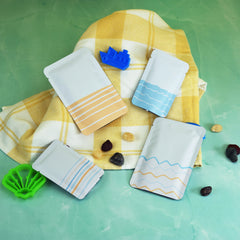 Wavy Design Packaging Bags Mixed Set