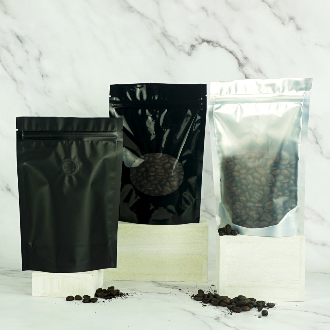 New Release Coffee Valve Packaging Bags Collection Sample Set (6 Bags) (Does Not Include Coffee)