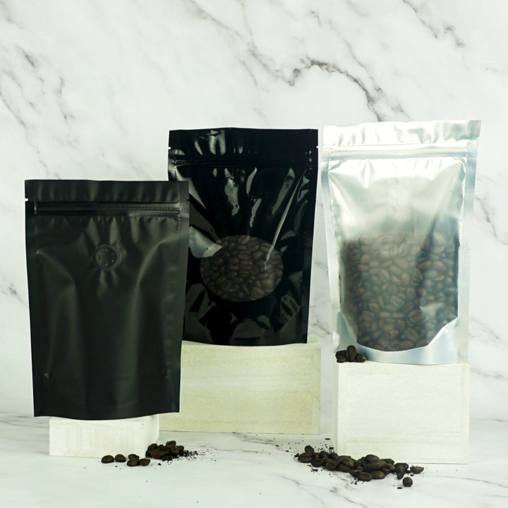 QQ Studio® New Release Coffee Valve Packaging Bags Collection Sample Set (6 Bags) (Does Not Include Coffee)