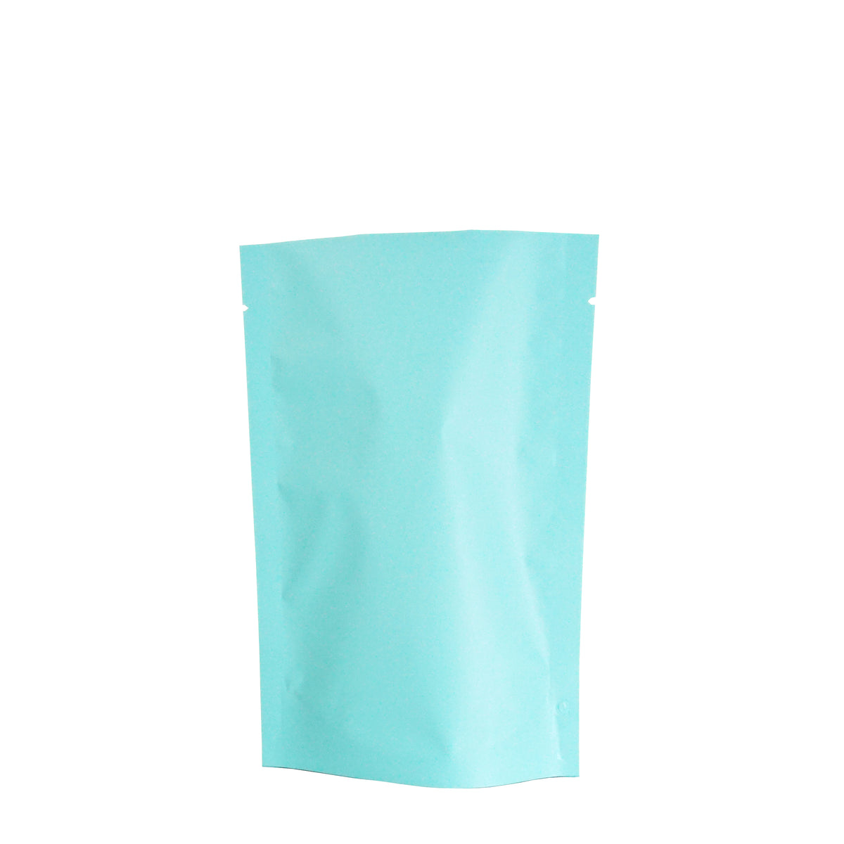 Matte Songbird Blue Mylar Open Top Stand Up Heat Seal SlickSeal™ Bags