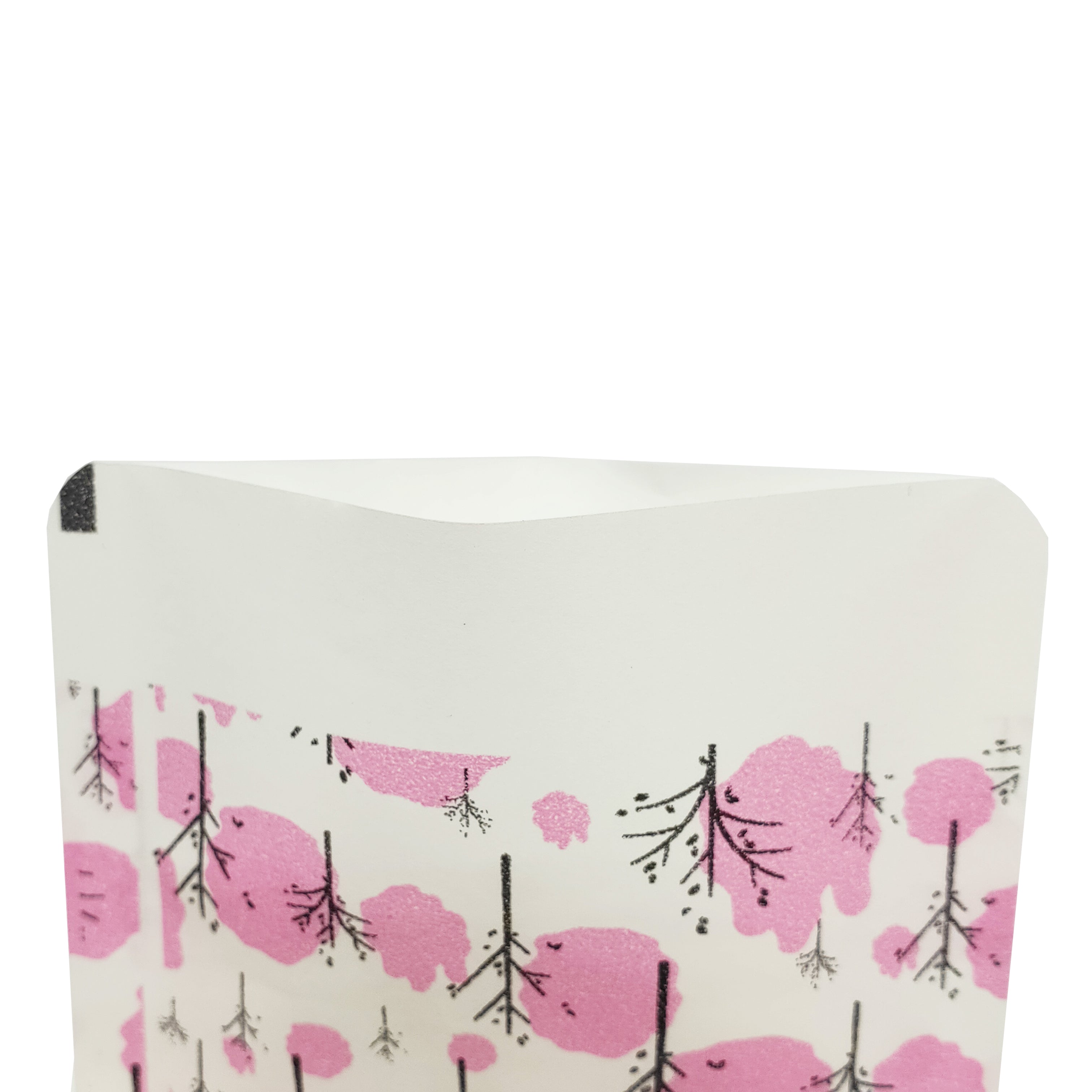 Blossom Pink Paper Open Top Bags