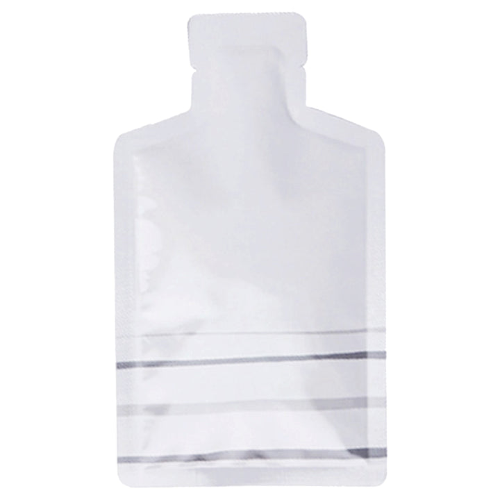 QQ Studio® Glossy Sunscreen White Aluminum Bottle Shape Open Bottom Bags