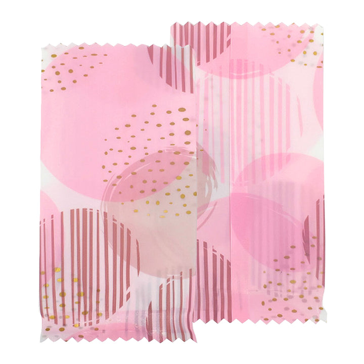 QQ Studio® Brushed Bubblegum Pink Paint Design Fin Seal Open Top Bag