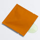 Matte Pumpkin Seed Orange Aluminum Foil Open Fill Bags