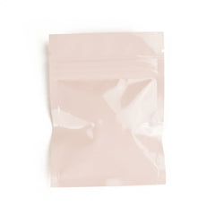 Glossy Perfect Pink Metallic Mylar Flat QuickQlick® Bags