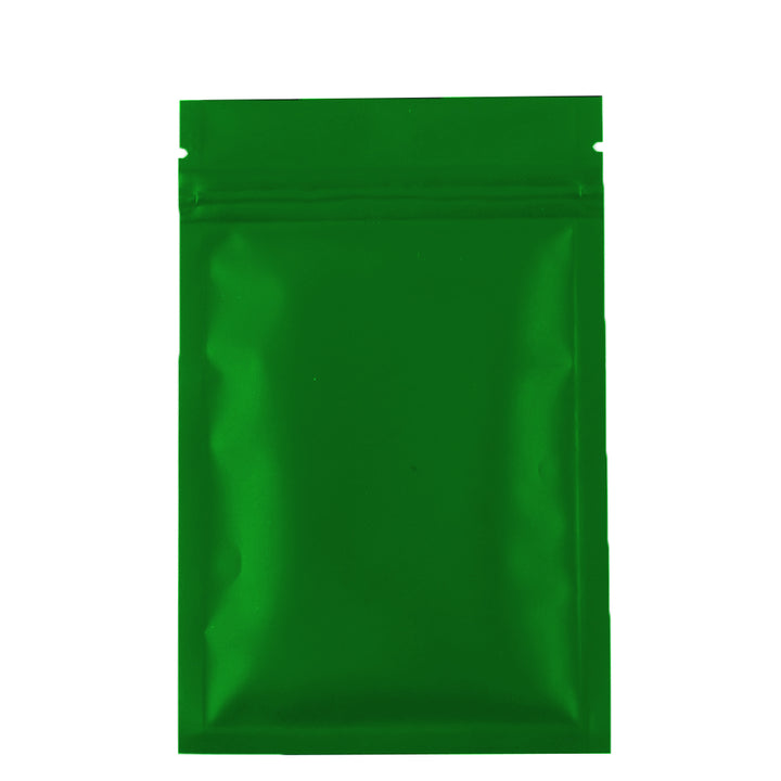 QQ Studio® Matte Emerald Green Metallized Mylar Foil Flat QuickQlick™ Bags