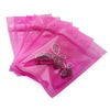 QQ Studio® Glossy Transparent Plastic Flat QuickQlick™ Bags - Fuchsia Purple