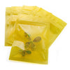 QQ Studio® Glossy Transparent Plastic Flat QuickQlick™ Bags - Limeade Yellow