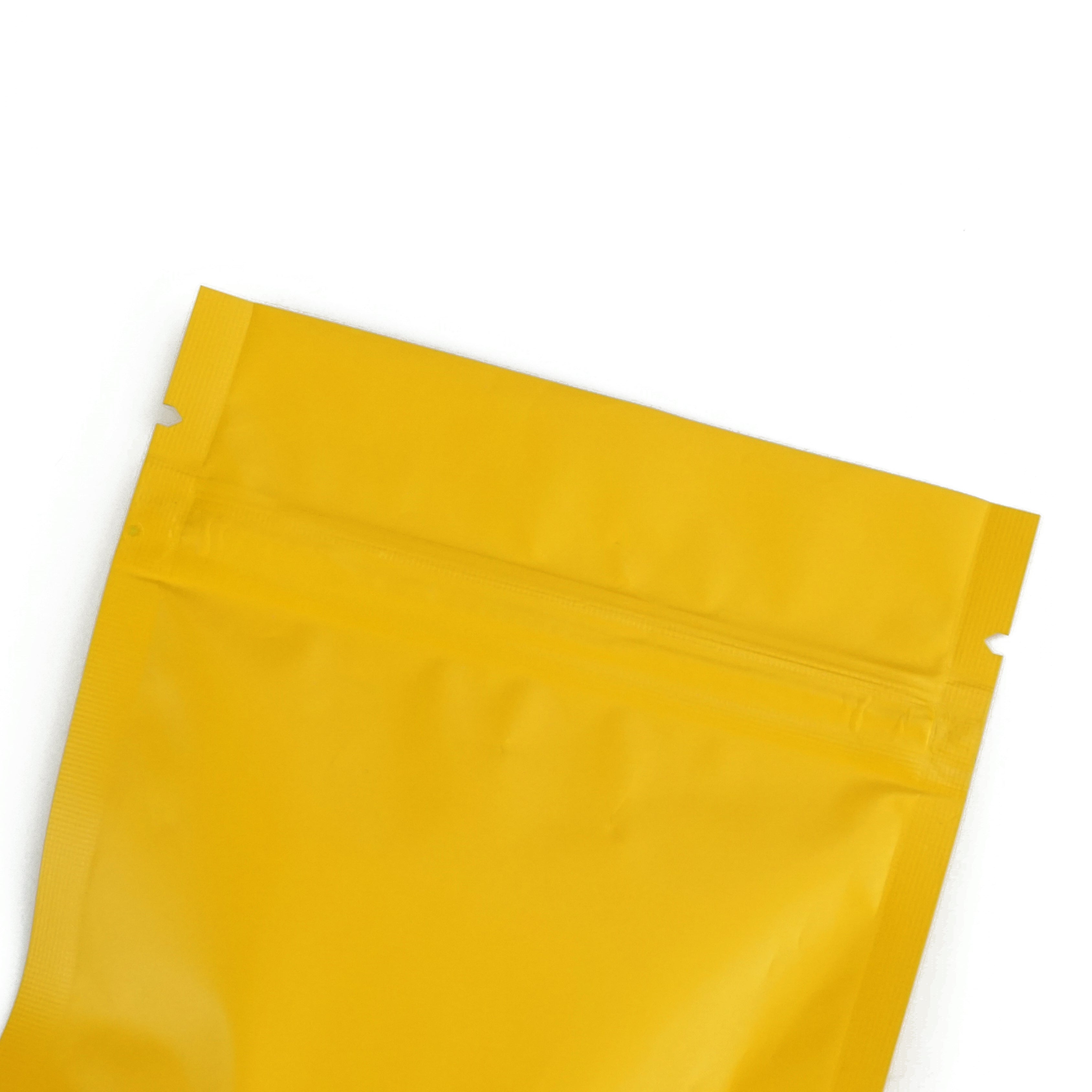 Matte Toasted Orange Flat QuickQlick® Zipper Seal Pouches
