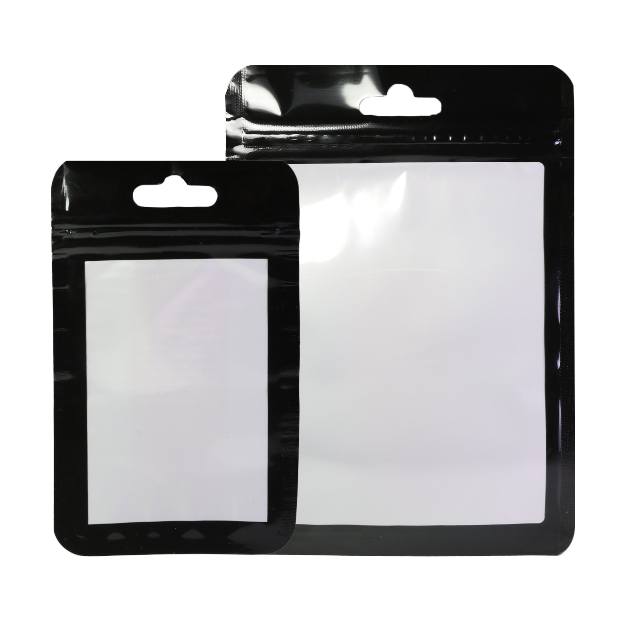 Mirror Frame Black QuickQlick® Bags with Rounded Corners and Butterfly Hang Hole