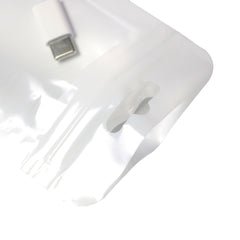 Half Pearl White QuickQlick® Bags with Rounded Corners and Butterfly Hang Hole