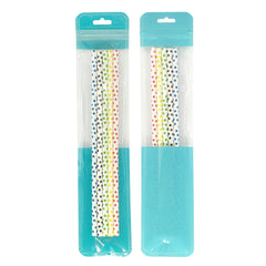 Glossy Turquoise Green QuickQlick® Bags with Butterfly Hang Hole
