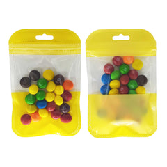 Glossy Apeeling Yellow QuickQlick® Bags with Butterfly Hang Hole