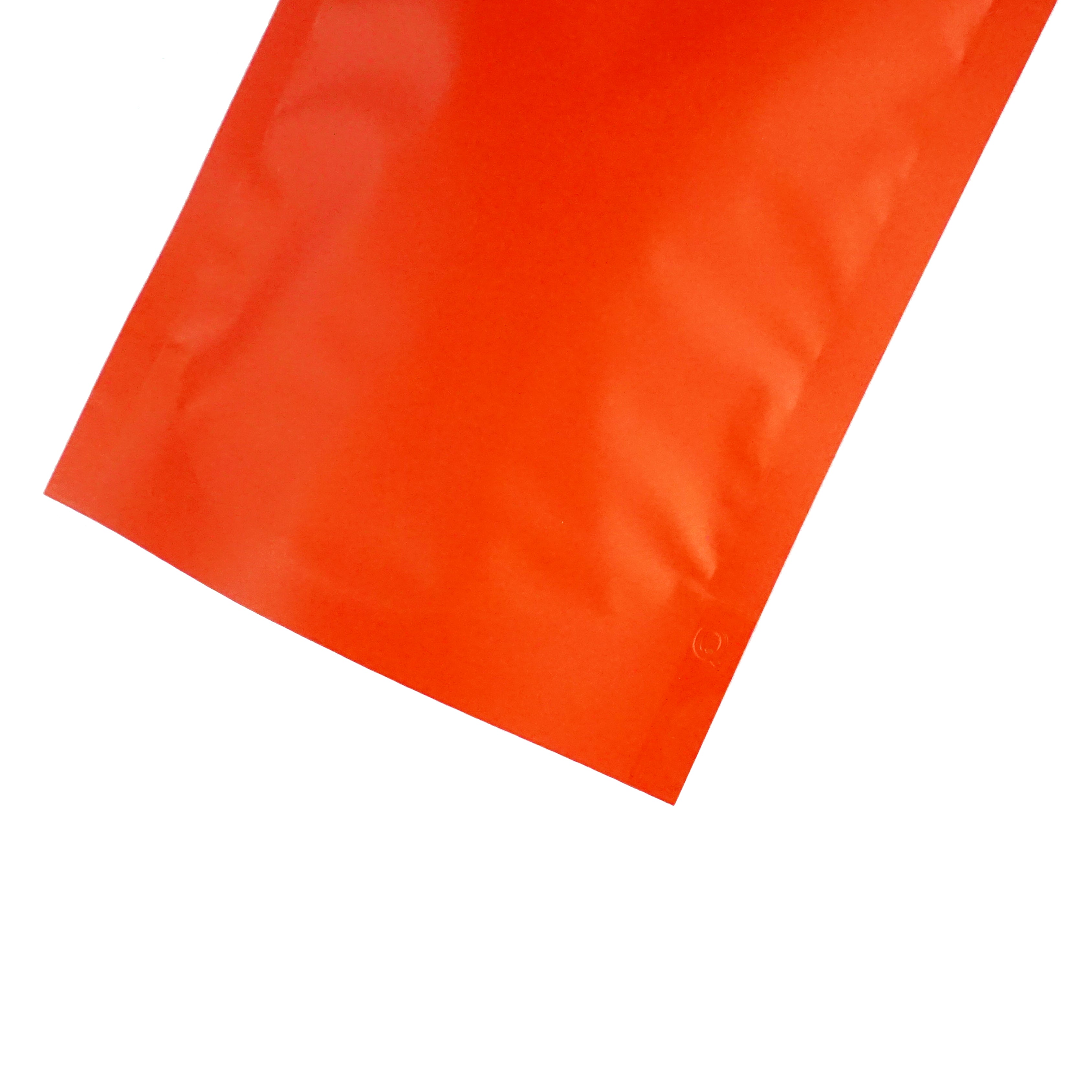 Matte Firetruck Red Metalized Foil Stand Strong® Packaging Bags With Zipper Seal