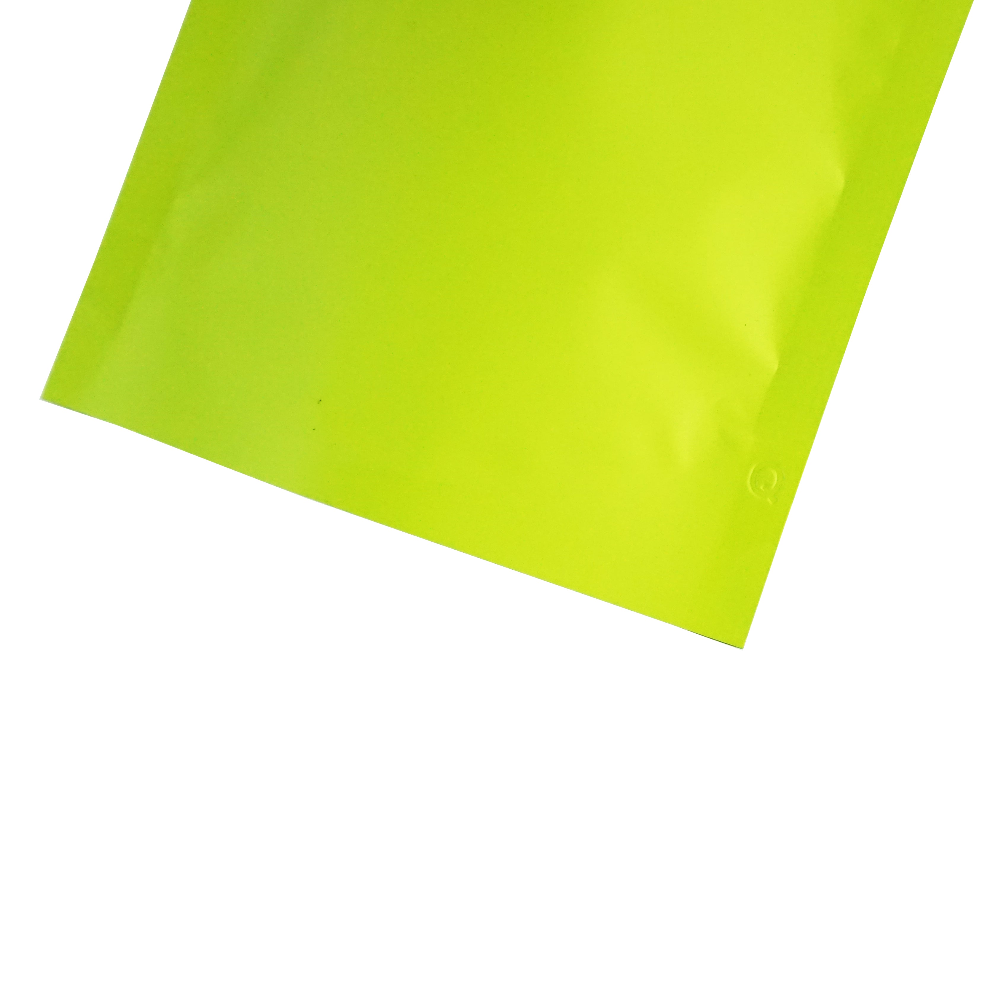 Matte Pistachio Green Metalized Foil Stand Strong® Packaging Bags With Zipper Seal