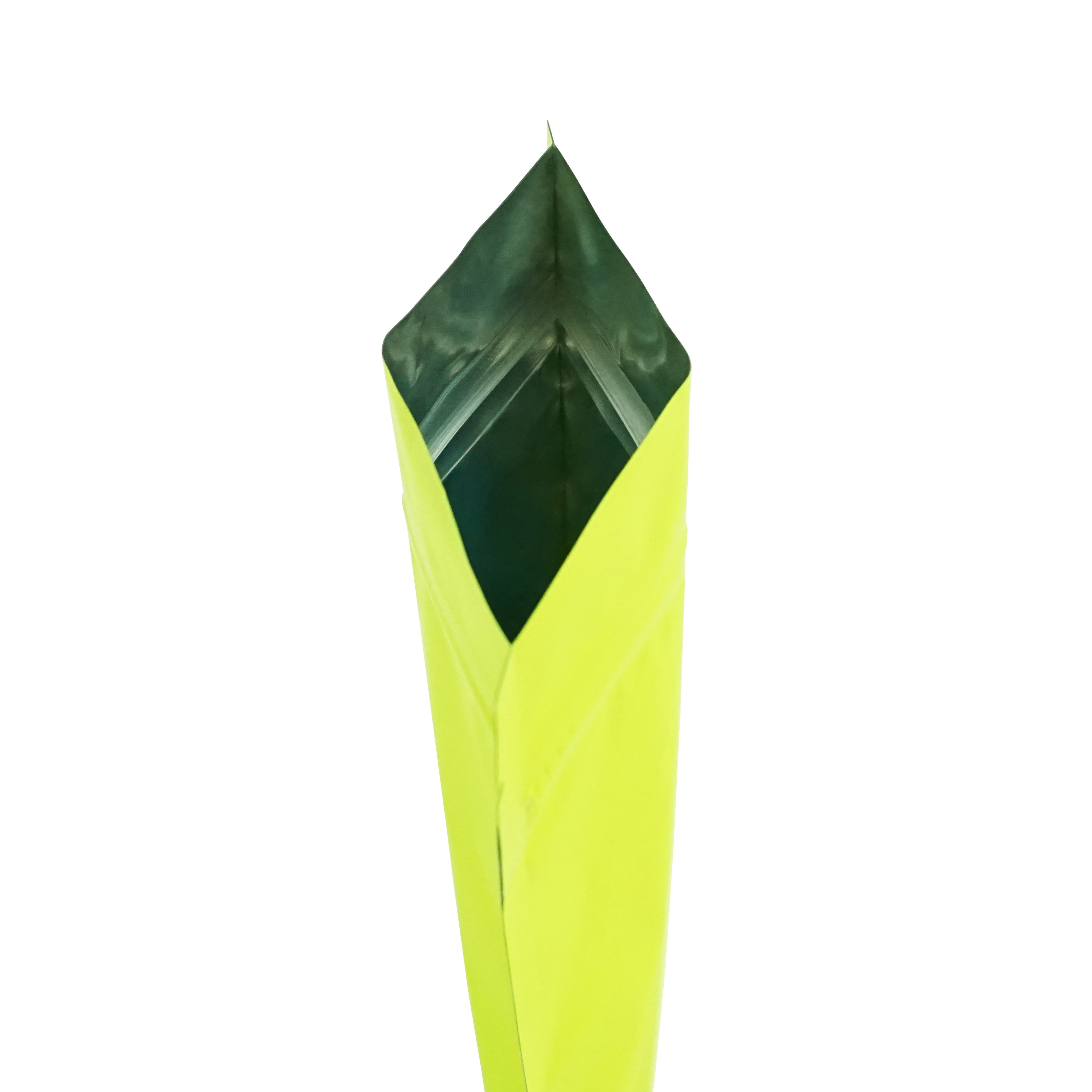 Matte Pistachio Green Metalized Foil Stand Strong® Packaging Bags With Zipper Seal