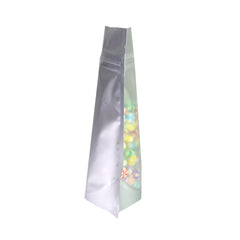 Matte Half Nickel Silver Metallic Mylar Stand Strong® Bags